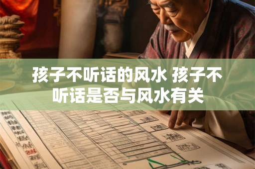 孩子不听话的风水 孩子不听话是否与风水有关