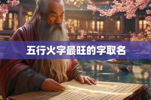 五行火字最旺的字取名 五行火字最旺的字取名