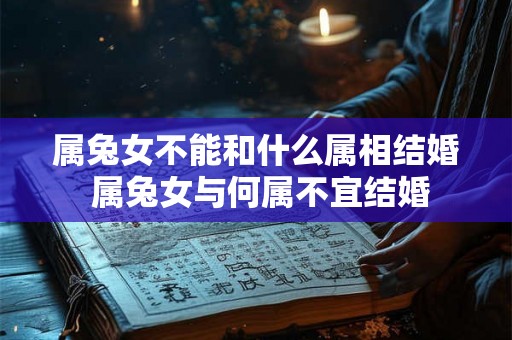 属兔女不能和什么属相结婚 属兔女与何属不宜结婚