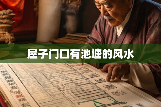 屋子门口有池塘的风水