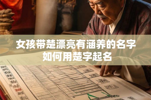 女孩带楚漂亮有涵养的名字 如何用楚字起名
