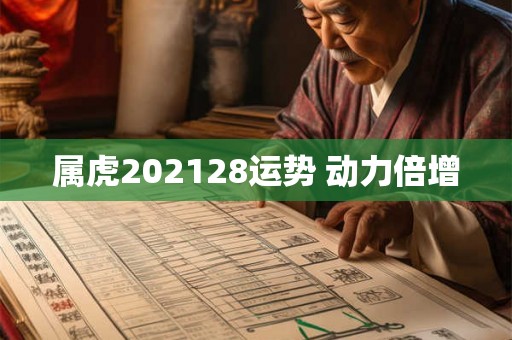 属虎202128运势 动力倍增