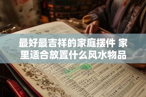 最好最吉祥的家庭摆件 家里适合放置什么风水物品