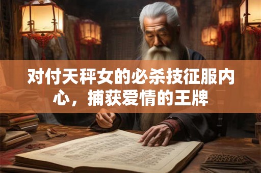 对付天秤女的必杀技征服内心，捕获爱情的王牌