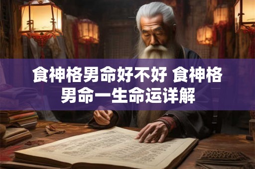 食神格男命好不好 食神格男命一生命运详解