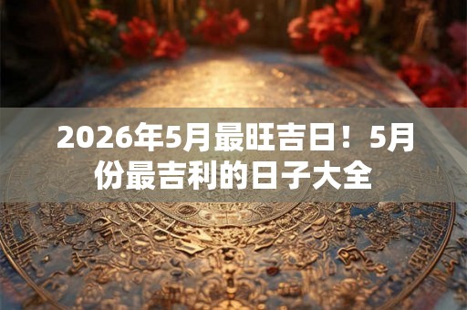 2026年5月最旺吉日！5月份最吉利的日子大全