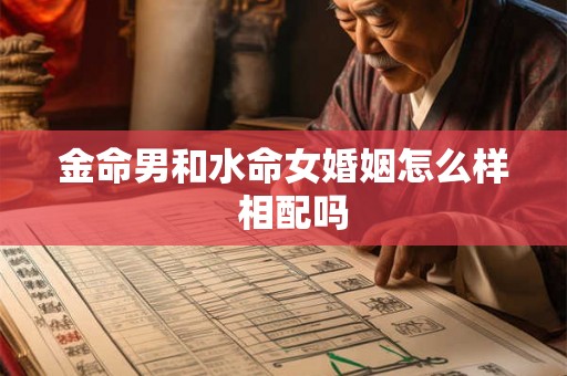 金命男和水命女婚姻怎么样  相配吗
