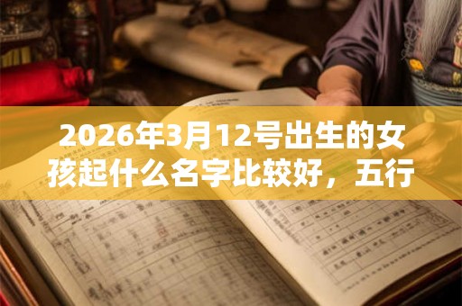 2026年3月12号出生的女孩起什么名字比较好，五行属什么