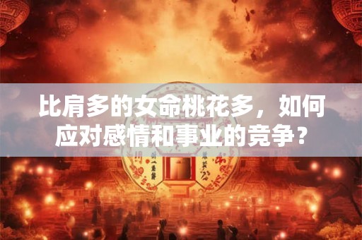 比肩多的女命桃花多,如何应对感情和事业的竞争? 比肩多的女命桃花多,如何应对感情和事业的竞争?