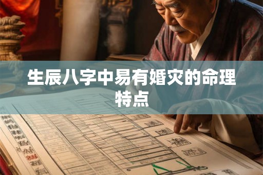 生辰八字中易有婚灾的命理特点