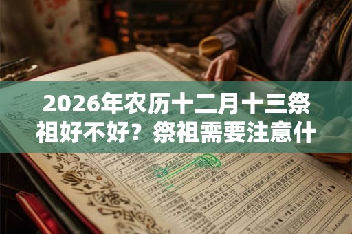 2026年农历十二月十三祭祖好不好?祭祖需要注意什么? 2026年农历十二月十三祭祖好不好?祭祖需要注意什么?