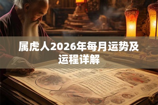 属虎人2026年每月运势及运程详解 属虎人2026年每月运势及运程详解