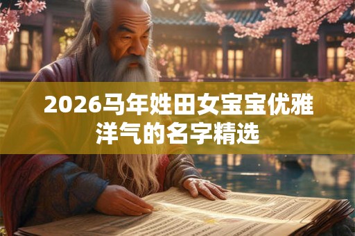 2026马年姓田女宝宝优雅洋气的名字精选