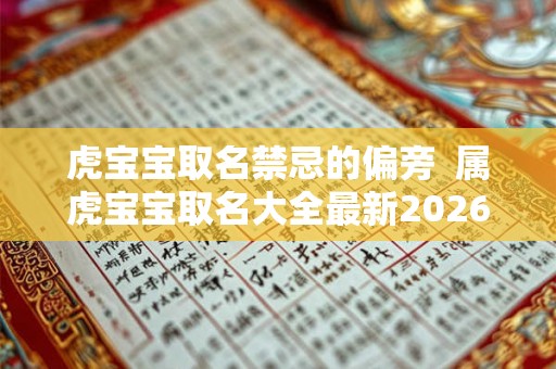 虎宝宝取名禁忌的偏旁  属虎宝宝取名大全最新2026