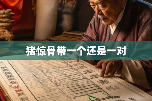 猪惊骨带一个还是一对