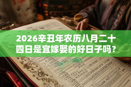 2026辛丑年农历八月二十四日是宜嫁娶的好日子吗？
