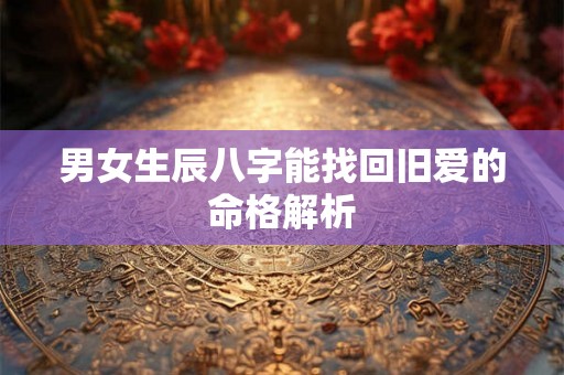 男女生辰八字能找回旧爱的命格解析