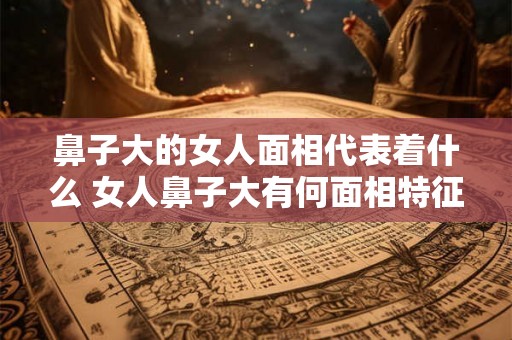鼻子大的女人面相代表着什么 女人鼻子大有何面相特征