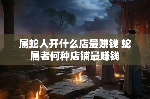 属蛇人开什么店最赚钱 蛇属者何种店铺最赚钱
