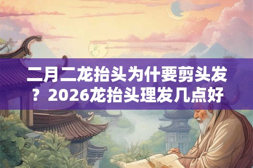 二月二龙抬头为什要剪头发？2026龙抬头理发几点好？