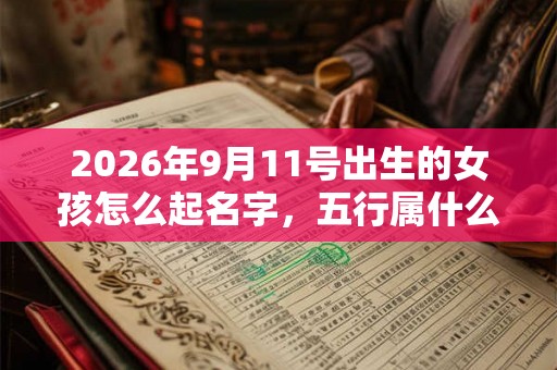 2026年9月11号出生的女孩怎么起名字，五行属什么