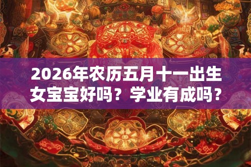 2026年农历五月十一出生女宝宝好吗？学业有成吗？