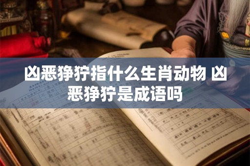 凶恶狰狞指什么生肖动物 凶恶狰狞是成语吗