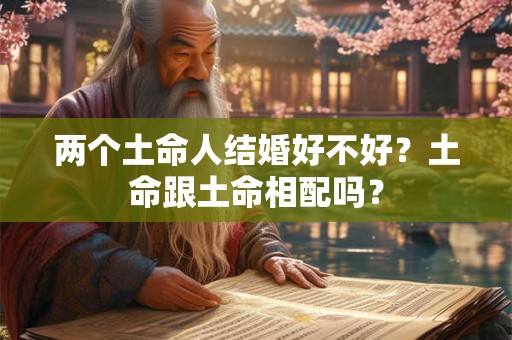 两个土命人结婚好不好?土命跟土命相配吗? 两个土命人结婚好不好?土命跟土命相配吗?