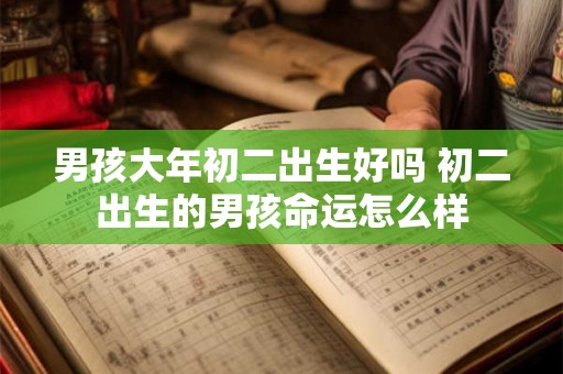 男孩大年初二出生好吗 初二出生的男孩命运怎么样