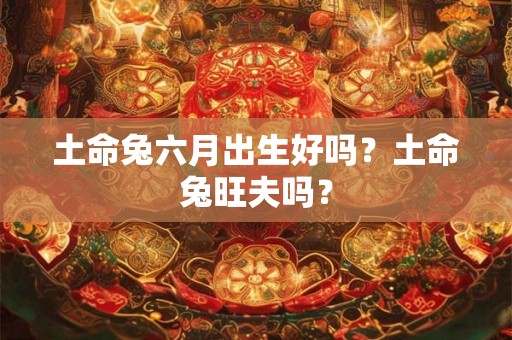 土命兔六月出生好吗？土命兔旺夫吗？