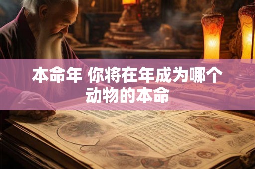 本命年 你将在年成为哪个动物的本命