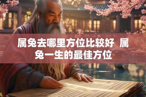 属兔去哪里方位比较好  属兔一生的最佳方位