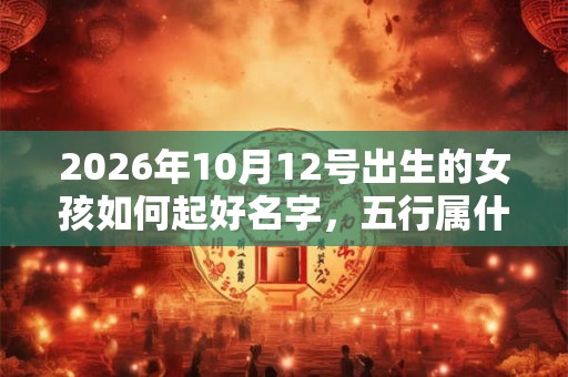 2026年10月12号出生的女孩如何起好名字，五行属什么