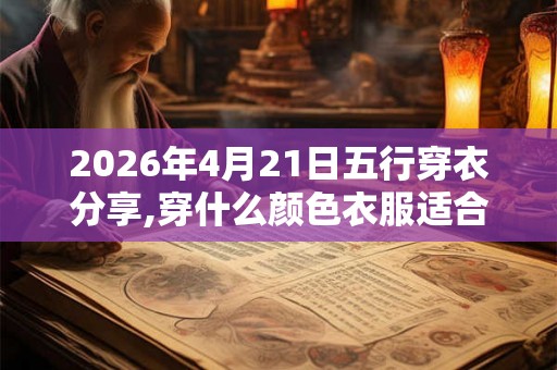 2026年4月21日五行穿衣分享,穿什么颜色衣服适合 2026年4月21日五行穿衣分享,穿什么颜色衣服适合