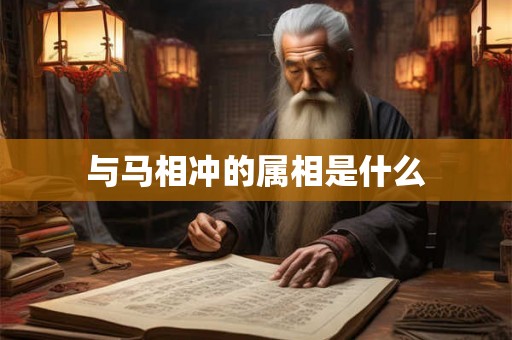 与马相冲的属相是什么