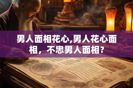 男人面相花心,男人花心面相，不忠男人面相？