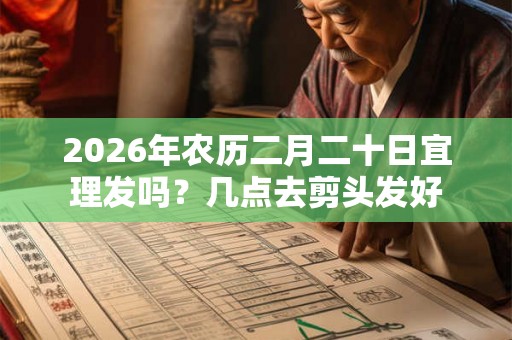 2026年农历二月二十日宜理发吗？几点去剪头发好