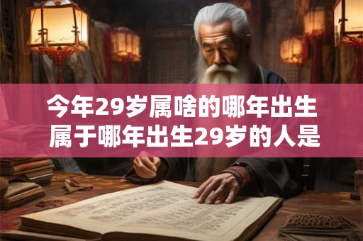 今年29岁属啥的哪年出生 属于哪年出生29岁的人是哪个星座