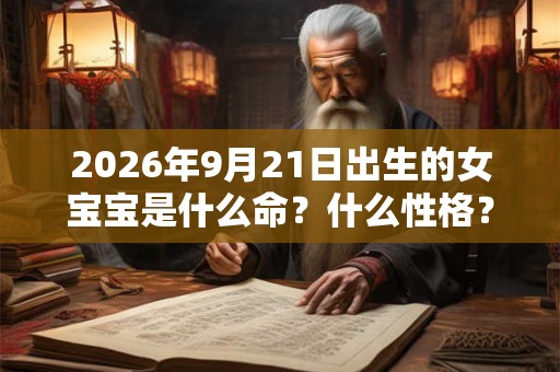 2026年9月21日出生的女宝宝是什么命？什么性格？