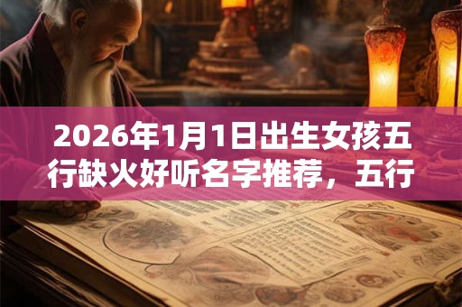 2026年1月1日出生女孩五行缺火好听名字推荐，五行缺火女孩怎么起名？