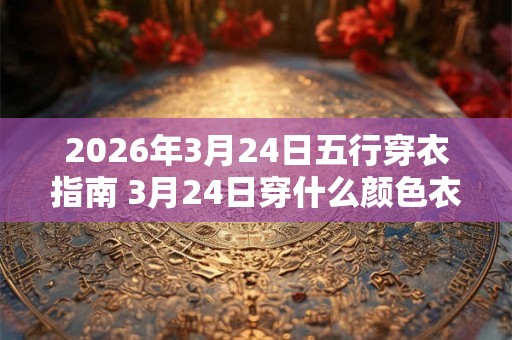 2026年3月24日五行穿衣指南 3月24日穿什么颜色衣服