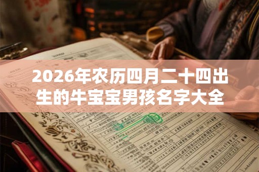 2026年农历四月二十四出生的牛宝宝男孩名字大全