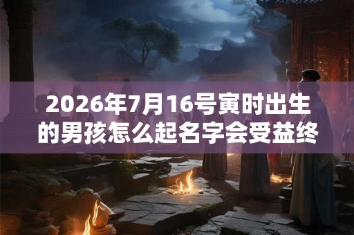 2026年7月16号寅时出生的男孩怎么起名字会受益终生