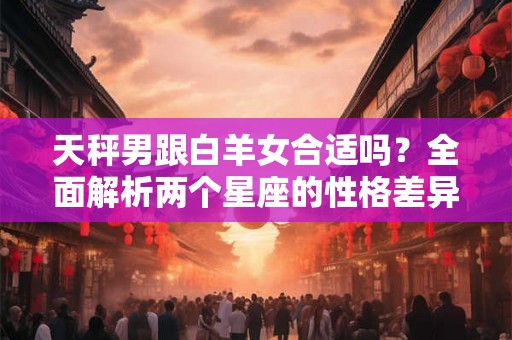 天秤男跟白羊女合适吗?全面解析两个星座的性格差异与共同点 天秤男跟白羊女合适吗?全面解析两个星座的性格差异与共同点