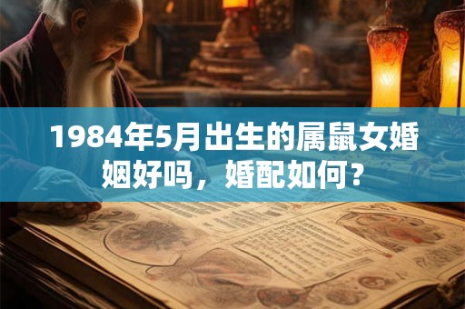 1984年5月出生的属鼠女婚姻好吗,婚配如何? 1984年5月出生的属鼠女婚姻好吗,婚配如何?