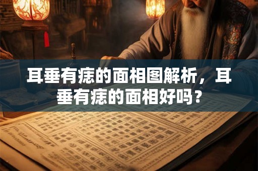 耳垂有痣的面相图解析，耳垂有痣的面相好吗？