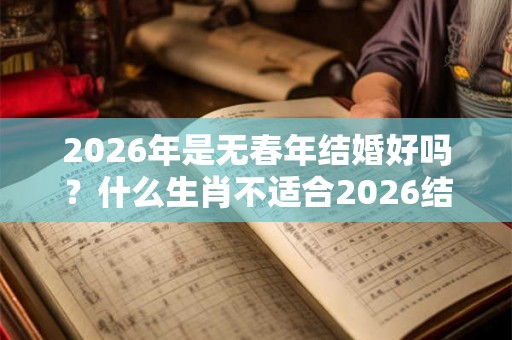 2026年是无春年结婚好吗？什么生肖不适合2026结婚？