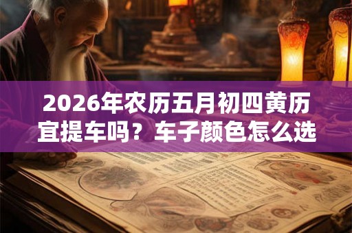 2026年农历五月初四黄历宜提车吗？车子颜色怎么选择？