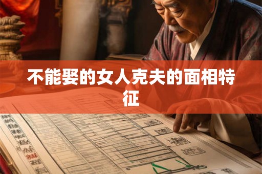 不能娶的女人克夫的面相特征
