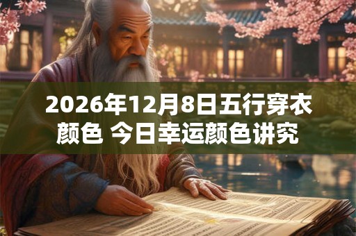 2026年12月8日五行穿衣颜色 今日幸运颜色讲究